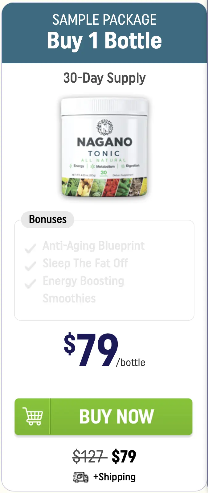 nagano tonic order